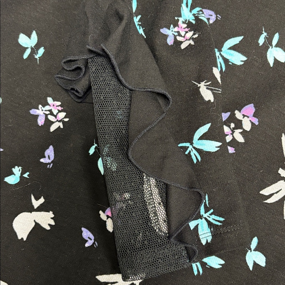 Long sleeve Floral Women’s Mini Dress with lace detail Size S: Great condition - Picture 5 of 8
